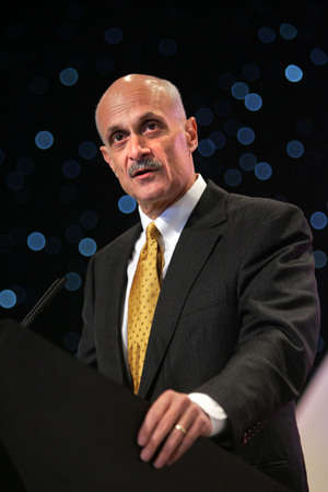 Secretary Chertoff addresses the Chiefs of Police